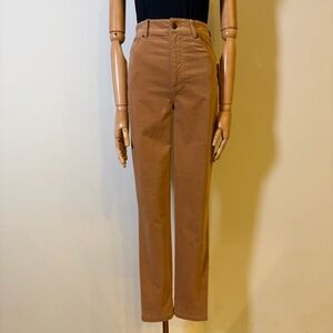 NWT Forever 21 Camel Velvet High Rise Slim Pants - S